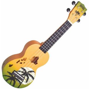 Mahalo Hawaii Hawaii Green Burst Szoprán ukulele kép