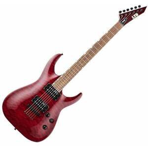 ESP LTD MH-200QM-NT SeeThru Black Cherry Elektromos gitár kép