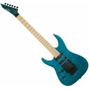 ESP LTD MH-203QM-LH See Thru Blue Elektromos gitár kép