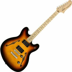 Fender Squier Affinity Series Starcaster MN 3-Tone Sunburst Félakusztikus - jazz-gitár kép