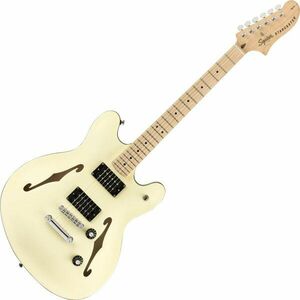 Fender Squier Affinity Series Starcaster MN Olympic White Félakusztikus - jazz-gitár kép