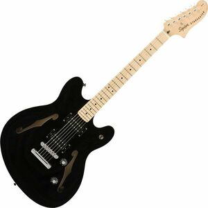 Fender Squier Affinity Series Starcaster MN Black Félakusztikus - jazz-gitár kép