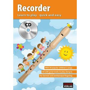 Cascha Recorder Learn To Play Quick And Easy Kották kép