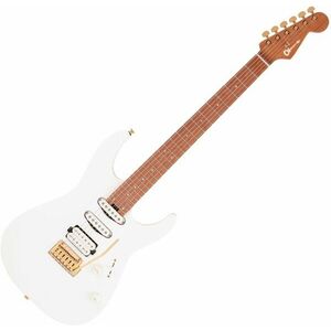 Charvel Pro-Mod DK24 HSS 2PT Caramelized MN Snow White Elektromos gitár kép