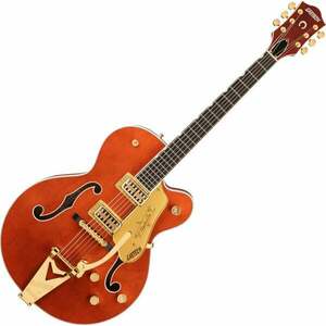 Gretsch G6120TG Players Edition Nashville Orange Satin Félakusztikus - jazz-gitár kép