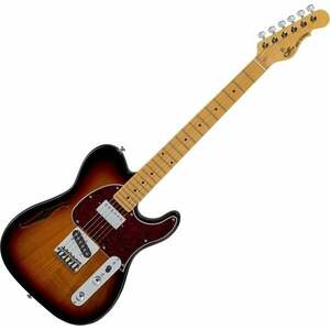 G&L Bluesboy 3-Tone Sunburst Félakusztikus - jazz-gitár kép