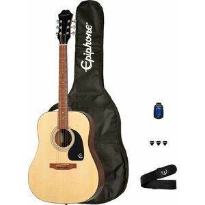 Epiphone Songmaker Acoustic Guitar Player Pack Natural Akusztikus gitár kép