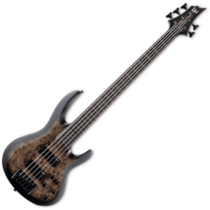 ESP LTD B-5E Charcoal Burst Satin Elektromos basszusgitár kép