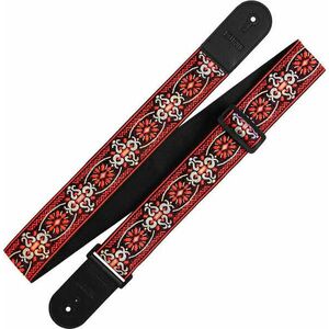 Richter Retro Textil gitár heveder Red / Black kép