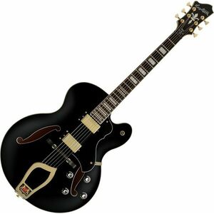 Hagstrom HJ500 Black Félakusztikus - jazz-gitár kép