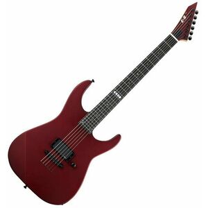 ESP E-II M-I THRU NT Deep Candy Apple Red Elektromos gitár kép