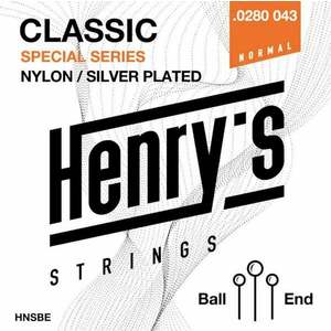 Henry's Nylon Silver Ball End 0280-043 S Klasszikus nylon húrok kép