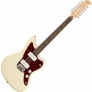 Fender Squier Paranormal Jazzmaster XII Olympic White Elektromos gitár kép