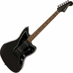 Fender Squier FSR Affinity Series Jazzmaster LRL Metallic Black Elektromos gitár kép