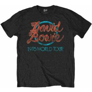 David Bowie Ing 1978 World Tour Unisex Black M kép