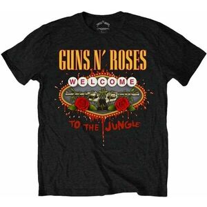 Guns N' Roses Ing Welcome to the Jungle Unisex Black M kép