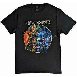 Iron Maiden Ing The Future Past Tour '23 Circle Art Unisex Black M kép