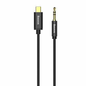 Baseus M01 Yiven USB-C - 3, 5 Jack összekötő audio kábel 1, 2m, Fekete kép