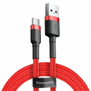 Baseus Cafule USB-USB-C kábel 2A 3m, piros kép