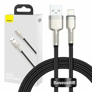 Baseus Cafule USB - Lightning fekete adat- és töltőkábel 2, 4A 1m, fekete kép