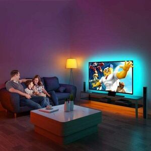 Univerzális USB LED szalag, TV háttérvilágítás, távirányítóval kép