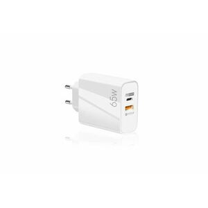 65 W-os Hálózati adapter, USB-C + USB bemenettel kép