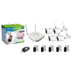 Amiko WiFi Kit 4900 - 4 kamerás WIFI videórendszer rögzítővel kép