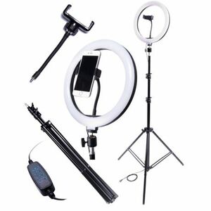 MG Ring Light LED körfény 60W + állvány 2.2m, fekete kép