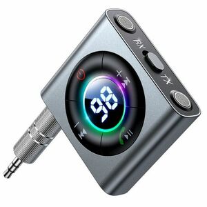 Joyroom JR-CB2 Bluetooth Transmitter 3.5mm mini jack, szürke (JR-CB2) kép