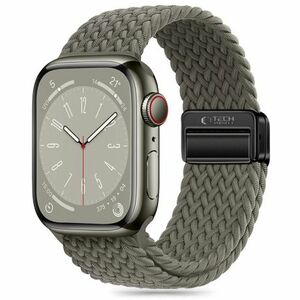 Tech-Protect Nylon Mag szíj Apple Watch 42/44/45/49mm, olive grey kép