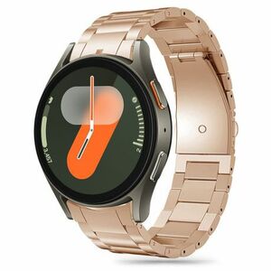 Tech-Protect Stainless szíj Samsung Galaxy Watch 4 / 5 / 5 Pro / 6 / 7 / FE, blush gold kép