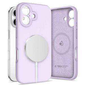 Tech-Protect Liquid Silicone MagSafe tok iPhone 16, lila kép