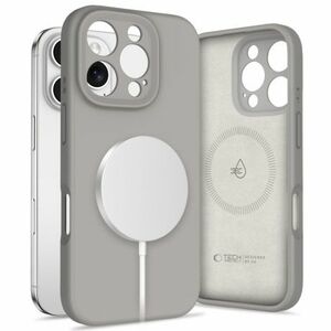 Tech-Protect Silicone MagSafe tok iPhone 16 Pro, szürke kép