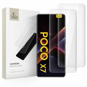 Tech-Protect Glass UV 2x üvegfólia Xiaomi Redmi Note 14 Pro 4G / 5G / 14 Pro Plus 5G / Poco X7 5G kép