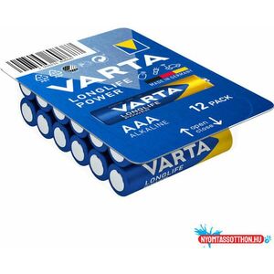 Varta LR03 Longlife AAA Elem kép