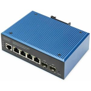 Digitus Gigabit Ethernet PoE switch kép