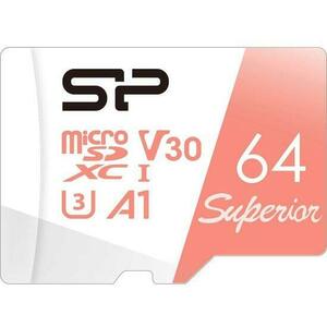 microSDXC Superior 64GB UHS-I/ V30-A3 SP064GBSTXDV3V20SP kép