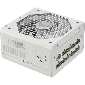 TUF Gaming 1000W 80 PLUS Gold White (ASUS-PS-TUF-GAM-1000G-W) kép