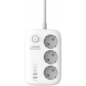 3 Plug + 4 USB Switch (SE3436) kép