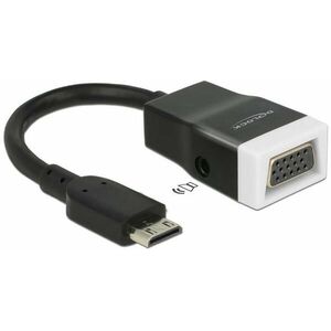 Delock Adapter HDMI-A dugó > VGA hüvely kép