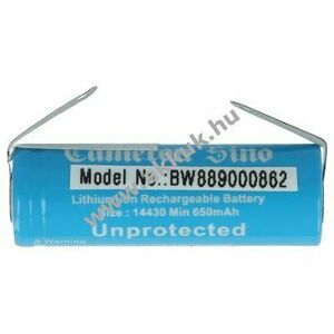 Helyettesítő akku Philips VisaPure Essential SC5275 típus 1607420908993, 650mAh kép