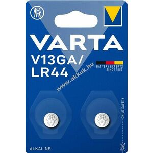 Varta gombelem AG13, LR44, A76, 4276, LR1154, V4034PX alkáli 2db/csom. kép