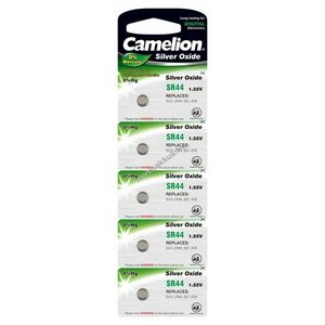 Camelion ezüstoxid-gombelem SR44 / G13 / LR44 / 357 / A76 5db/csom. kép