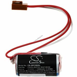 Helyettesítő PLC (SPS) lithium elem Omron típus C200H-BAT09 3V 1350mAh kép