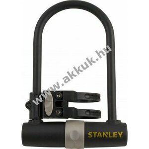 Stanley U-lakat kerékpárhoz, bicikli zár 3 kulcs, 14mm x 247mm kép