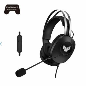 ASUS TUF Gaming H1 Gen II Wired Headset, black kép