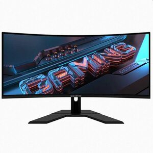 GIGABYTE LCD GS34WQC GAMING Monitor 34" WQHD 3440x1440, VA 1500R, 135Hz, 2xHDMI, DP kép