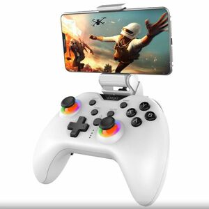 Bluetooth Gamepad iPega 9111B Android/iOS/PS3/PS4/PC/N-Switch White kép