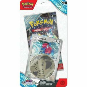 PKM Scarlet & Violet Stellar Crown Checklane Blister Porygon (Pokémon) kép