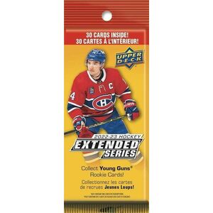 2022/23 Upper Deck Extended Series Hockey Fat Kártyacsomag kép